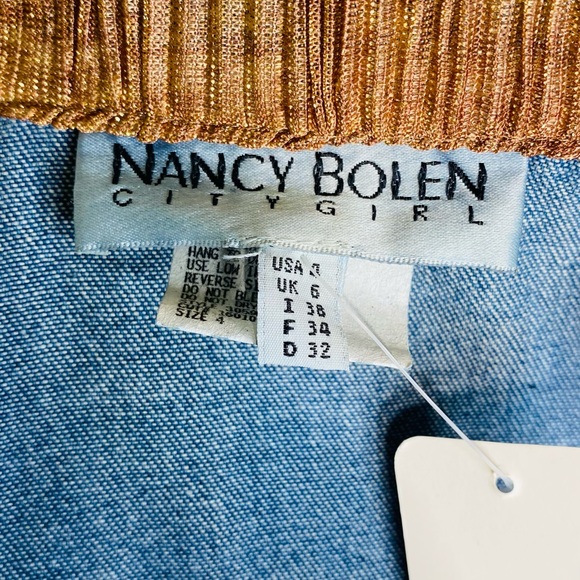 VINTAGE NANCY BOLEN WOMENS DENIM JACKET - Picture 13 of 16